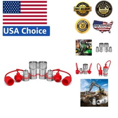 Precision Engineered 1/4″ NPT Hydraulic Quick Connect Couplers for Professionals