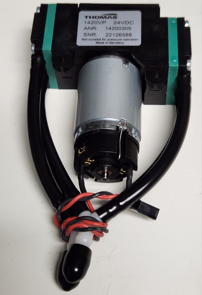 THOMAS 1420VP 24 VDC 3780 RPM Dual Diaphragm 14200305 Vacuum Pump 29011615