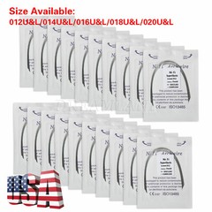 10 Packs/100pcs Dental Ortho Super Elastic Niti Round Arch Wire Ovoid Form