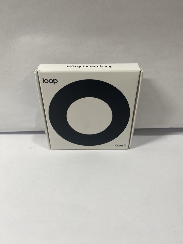 Loop Quiet 2 Noise Reduction Earplugs 14/24 Black New Open Box
