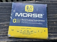 1 pc. 4” X 1/8″ X 1” HSS PLAIN METAL SLITTING SAW. USA 40291-1841 NOS