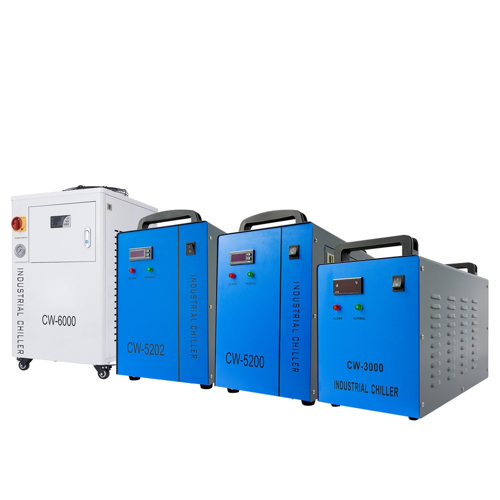 OMTech CW-3000 CW-5200 CW-5202 CW-6000 Water Chiller for CO2 Laser Engraver