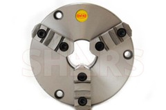 8″ 3 Jaw Reversible Jaw Front Mounting Self Cent Lathe Chucks+TIR Certificate R[