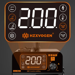 3 In1 HVM200 Semi-Automatic MMA Mig Welding Machine Inverter Welder Synergy Tool