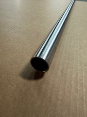 1.00″ OD x 0.065″ Wall Stainless Steel Tube x 12” Length, 304 Stainless Steel