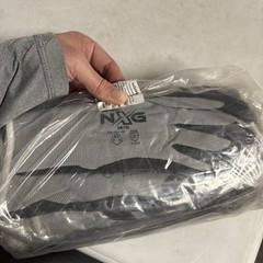 MCR Safety 9673L Economy Foam Nitrile Gloves – Large, Gray/Black (1 Dozen) New