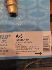 Uniweld A-5 Twister® Air/Acetylene Swirl Combustion Torch Tip
