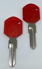 Replacement Key Blanks for KTM 125 Motorcycles SafeCo Brands 2-Key Blanks