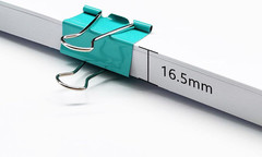 Large Binder Clips, 1.6 Inch, 24 Pack, Colored Binder Clips, Paper