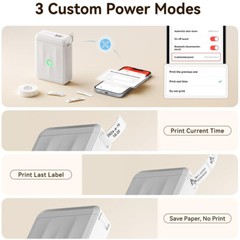 Label Maker Machine with Tape NIIMBOT Label Maker D110 Mini Portable Bluetooth