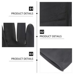3 Pairs Barber Hair Dye Gloves Waterproof Hand Protectors Hairdressing Supplies