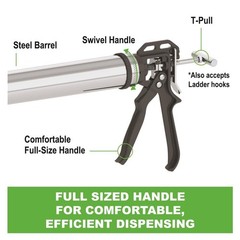 Roofing Sealant Dispenser Kit for Metal Fasteners 30oz Extension Nozzle