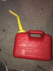 1 Gallon Gas Can Sears Craftsman Chilton Model P10 Pre ban Vent Vintage Red