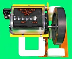 Length meter counter wire cable hose ribbon rope measuring tool Metric