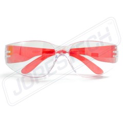 JORESTECH Vision Red frame clear Lens Safety Glasses Sunglasses Z87+ 12PACK