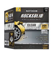 Rust-Oleum 282829 RockSolid Polycuramine 1 Car Garage Floor Top Coating Kit, …