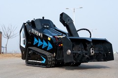 Hydraulic Snow Blower Attachment for Mini Skid Steer TYPHON STOMP X1300 & 509