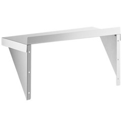 12″W x 24″L Stainless Steel Heavy Duty Kitchen Overshelf Solid Wall Mount Shelf