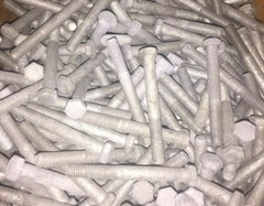 1/2-13 X 6 Hex Head Cap Screws Hot Dipped Galvanized 25 Pieces