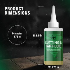 JB Industries Cutting & Tapping Fluid, 4 oz – High-Performance Cutting Oil,