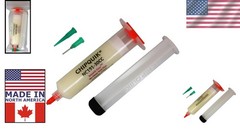 30cc Smooth Flow Tack Flux Syringe – No-Clean, Lead-Based for Superior Soldering