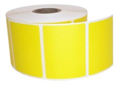ZEBRA 2×1.5 (2″ x 1-1/2″) YELLOW Direct Thermal Labels – TEN (10) Rolls of 1000