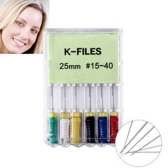 Dental Endo Root Canal Files NITI REAMERS K-Files #15-40 21mm 25mm Hand Use