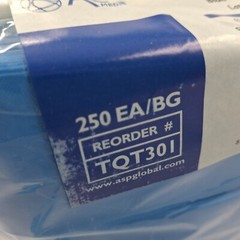 ASP Medical Tourniquet 1″x18″ Blue Textured Latex Free 2 Bags of 250ea TQT301