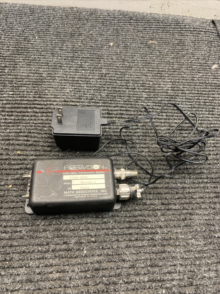 Used FiberVision FR-1501-1 Video RCVR Fiber Optic Transmission System