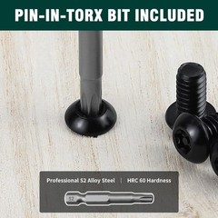 M8 Torx Security Screws Kit – 304 Stainless Steel, Tamper Resistant, 20 Pieces
