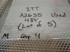 ITT A2635 48V Relays Used With Warranty (Lot of 5) See All Pictures
