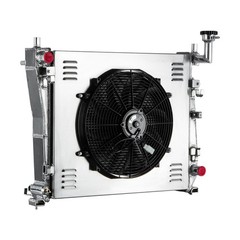 4 Row Aluminum Radiator Fan Shroud for 2011-2021 Grand Cherokee Durango CU13200