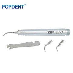 POPDENT Dental Ultrasonic Piezo Scaler Handpiece Hygienist 2/4 Holes With 3 Tips