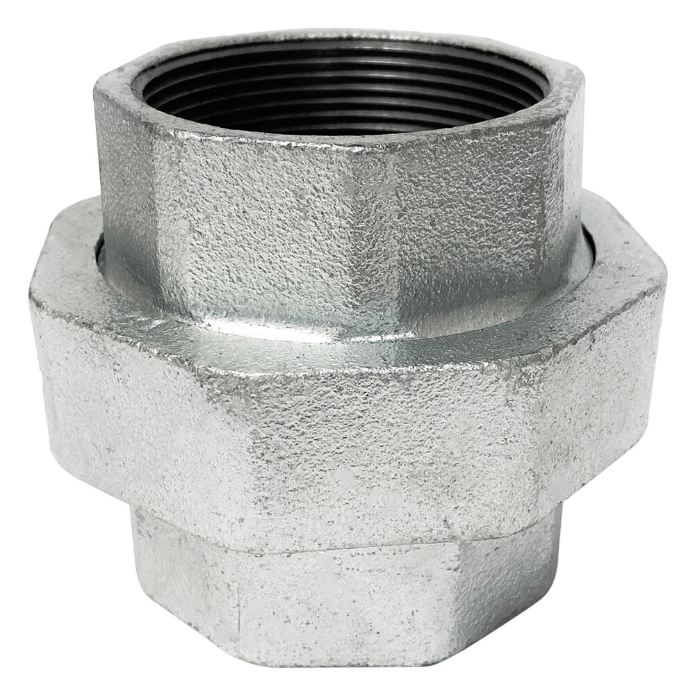 2-1/2 Galvanized Union 2-1/2″ FNPT X 2-1/2″ FNPT Thread
