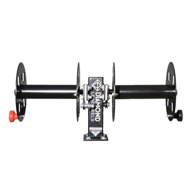 Diamond Lead Reels FBSS12BLK Welding Lead Reel HD 12 Inches Black Fixed Side X