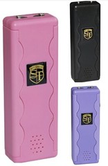 3 N 1 (STUN, ALARM, FLASHLIGHT) WOMEN Self Defense 4 ” Rechargeable STUN GUN