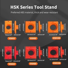 10 items Tool Rack Storage Rack HSK63/100 CAT50 CAT40 BT50 BT40/C3/C6