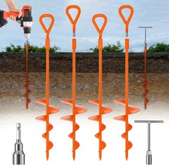 18”/30″ Long Ground Anchor, Heavy Duty Earth Anchors Ground Anchors