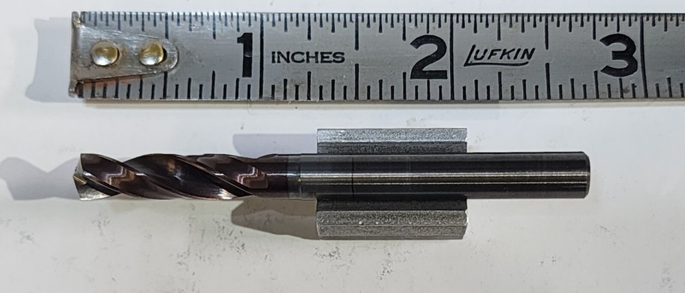 Guhring 5.9mm / .232″ x 3/4″ DOC Carbide Coolant Thru Reconditioned 140 Point