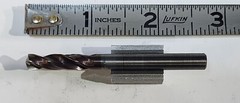 Guhring 5.9mm / .232″ x 3/4″ DOC Carbide Coolant Thru Reconditioned 140 Point