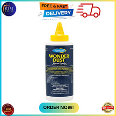 Wonder Dust Wound Powder for Horses and Show Stock, 4 Ounces