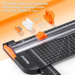 Paper Cutter A4 Paper Craft Cutter with Security Blade