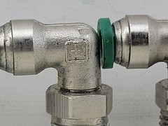 3pcs Parker 90° Swivel Elbows, 1/4″ Tube x 1/4″ NPTF Pipe, PrestoLok Fitting 6A5