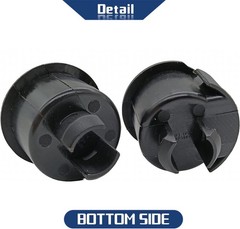 Pair of New Rear Tailgate Hinge Bushing Set Fit for 2005-2018 Frontier