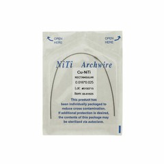 Dental Orthodontic Cu NiTi Copper Nickel Titanium Arch Wire Rectangular Round