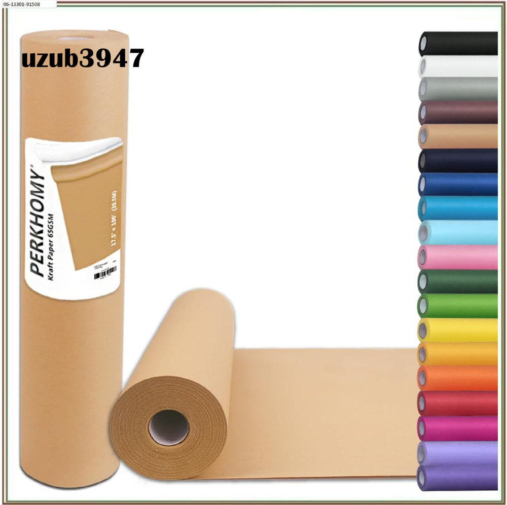 17.5″ x 1200” Brown Kraft Paper 50 lb Basis Weight Roll Packaging Shipping NEW*