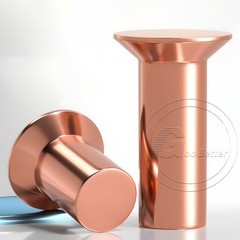 Solid Copper Countersunk Head Rivets 2mm 2.5mm 3mm 4mm 5mm 6mm 8mm DIN 661