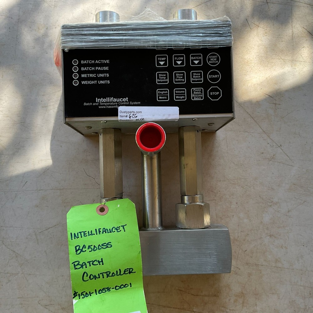 BC500SS Hass Manufacturing Co1058 Intellifaucet Batch Controller Valve