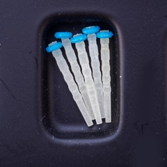 20Pc Dental Endo Fiber Posts Quartz root canal pins Resin Glass Screw Pile Posts