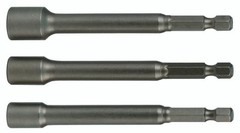 Wiha 70492 3 Piece 1/4″ Drive Nut Setter Set – 1/4″ – 5/16″ – 3/8” x 6″
